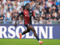 Jeff Ekhator of Genoa CFC during the Serie A Enilive match between SS Lazio and Genoa CF at Stadio Olimpico on October 27, 2024 in Rome, Ita...