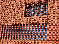 The exterior walls of several buildings on the south bank of Tangdao Bay in the West Coast New District of Qingdao, China, on October 28, 20...