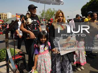 Devotees of Saint St. Jude Thaddeus attend the Church of San Hipolito to bless the images and give thanks for the favors granted in Mexico C...