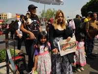 Devotees of Saint St. Jude Thaddeus attend the Church of San Hipolito to bless the images and give thanks for the favors granted in Mexico C...