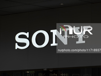 A Sony store is seen in Shanghai, China, on October 29, 2024. (