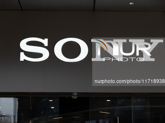 A Sony store is seen in Shanghai, China, on October 29, 2024. (