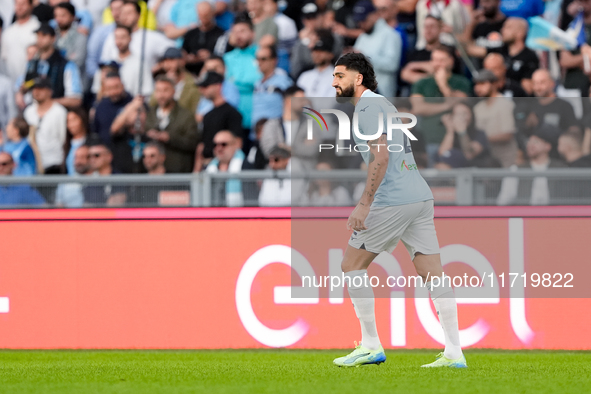 Samuel Gigot of SS Lazio during the Serie A Enilive match between SS Lazio and Genoa CF at Stadio Olimpico on October 27, 2024 in Rome, Ital...