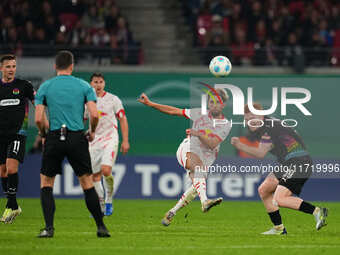 Kevin Kampl of Leipzig controls the ball during the DFB Cup  Second Round match between RB Leipzig and FC St. Pauli at Red Bull arena, Leipz...