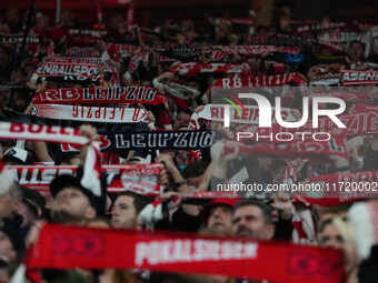   Rb Leipzig fans during the DFB Cup  Second Round match between RB Leipzig and FC St. Pauli at Red Bull arena, Leipzig, Germany on October...