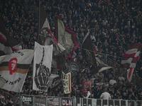   FC St. Pauli fans during the DFB Cup  Second Round match between RB Leipzig and FC St. Pauli at Red Bull arena, Leipzig, Germany on Octobe...