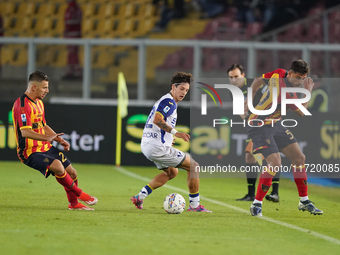 Ondrej Duda of Hellas Verona is in action during the Serie A match between Lecce and Verona in Lecce, Italy, on October 29, 2024. (