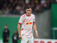 Christoph Baumgartner of Leipzig looks on during the DFB Cup  Second Round match between RB Leipzig and FC St. Pauli at Red Bull arena, Leip...