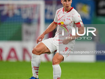 Willi Orbán of Leipzig controls the ball during the DFB Cup  Second Round match between RB Leipzig and FC St. Pauli at Red Bull arena, Leipz...