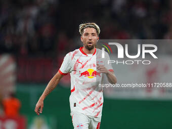 Kevin Kampl of Leipzig looks on during the DFB Cup  Second Round match between RB Leipzig and FC St. Pauli at Red Bull arena, Leipzig, Germa...