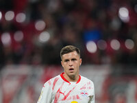 Christoph Baumgartner of Leipzig looks on during the DFB Cup  Second Round match between RB Leipzig and FC St. Pauli at Red Bull arena, Leip...