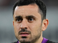 Manolis Saliakas of FC St. Pauli looks on during the DFB Cup  Second Round match between RB Leipzig and FC St. Pauli at Red Bull arena, Leip...