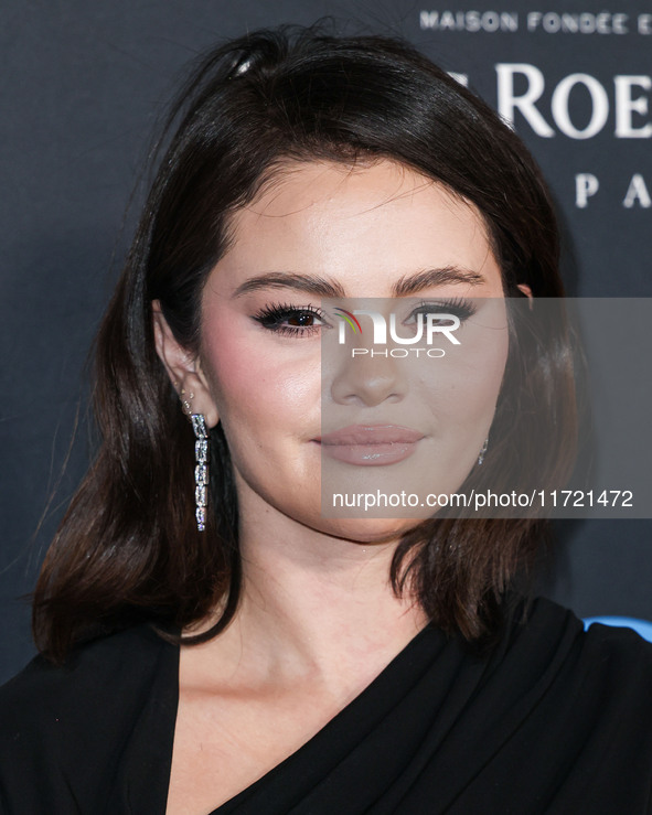 Selena Gomez arrives at The French American Film Festival - Opening Night Premiere Of Netflix's 'Emilia Perez' held at the Directors Guild o...