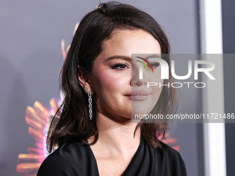 Selena Gomez arrives at The French American Film Festival - Opening Night Premiere Of Netflix's 'Emilia Perez' held at the Directors Guild o...