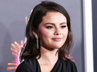 Selena Gomez arrives at The French American Film Festival - Opening Night Premiere Of Netflix's 'Emilia Perez' held at the Directors Guild o...