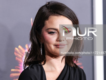 Selena Gomez arrives at The French American Film Festival - Opening Night Premiere Of Netflix's 'Emilia Perez' held at the Directors Guild o...