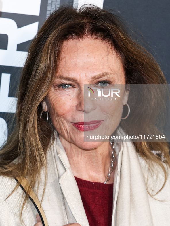 Jacqueline Bisset arrives at The French American Film Festival - Opening Night Premiere Of Netflix's 'Emilia Perez' held at the Directors Gu...