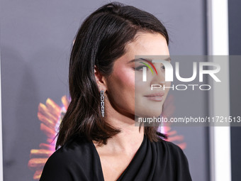 Selena Gomez arrives at The French American Film Festival - Opening Night Premiere Of Netflix's 'Emilia Perez' held at the Directors Guild o...