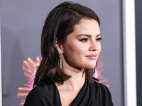 Selena Gomez arrives at The French American Film Festival - Opening Night Premiere Of Netflix's 'Emilia Perez' held at the Directors Guild o...