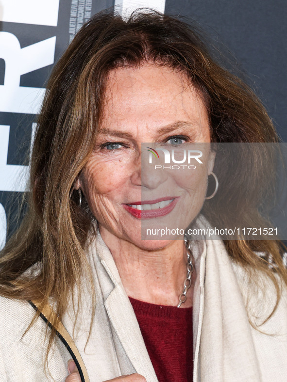 Jacqueline Bisset arrives at The French American Film Festival - Opening Night Premiere Of Netflix's 'Emilia Perez' held at the Directors Gu...