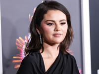 Selena Gomez arrives at The French American Film Festival - Opening Night Premiere Of Netflix's 'Emilia Perez' held at the Directors Guild o...