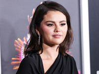 Selena Gomez arrives at The French American Film Festival - Opening Night Premiere Of Netflix's 'Emilia Perez' held at the Directors Guild o...