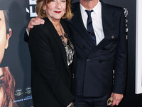 Lesli Linka Glatter and Jacques Audiard arrive at The French American Film Festival - Opening Night Premiere Of Netflix's 'Emilia Perez' hel...