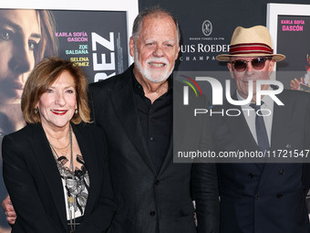 Lesli Linka Glatter, Taylor Hackford and Jacques Audiard arrive at The French American Film Festival - Opening Night Premiere Of Netflix's '...