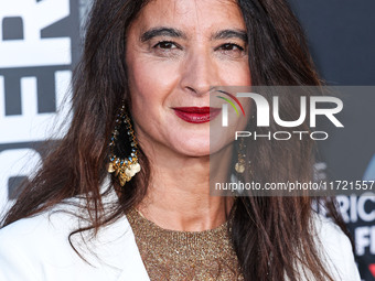 Vanessa Schneider arrives at The French American Film Festival - Opening Night Premiere Of Netflix's 'Emilia Perez' held at the Directors Gu...