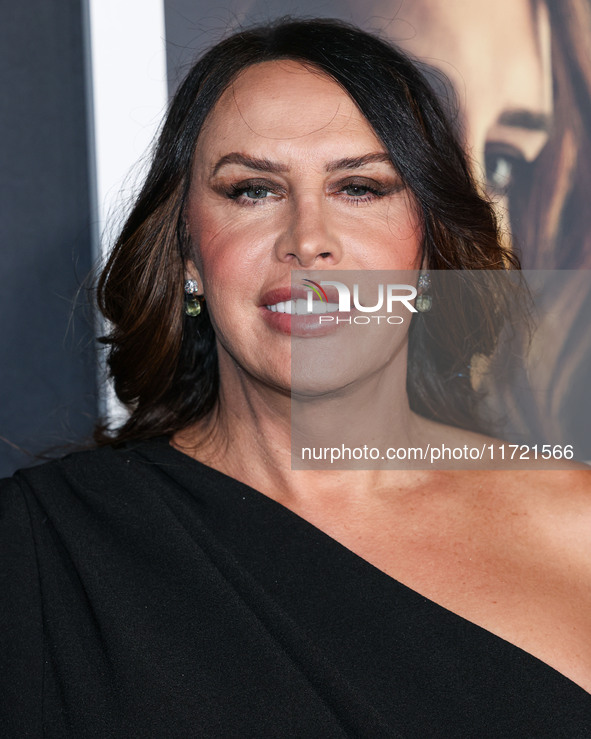 Karla Sofia Gascon arrives at The French American Film Festival - Opening Night Premiere Of Netflix's 'Emilia Perez' held at the Directors G...