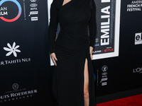 Selena Gomez arrives at The French American Film Festival - Opening Night Premiere Of Netflix's 'Emilia Perez' held at the Directors Guild o...