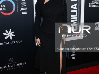 Selena Gomez arrives at The French American Film Festival - Opening Night Premiere Of Netflix's 'Emilia Perez' held at the Directors Guild o...