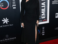 Selena Gomez arrives at The French American Film Festival - Opening Night Premiere Of Netflix's 'Emilia Perez' held at the Directors Guild o...