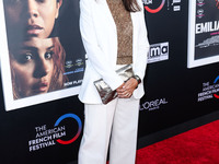 Vanessa Schneider arrives at The French American Film Festival - Opening Night Premiere Of Netflix's 'Emilia Perez' held at the Directors Gu...