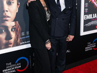 Lesli Linka Glatter and Jacques Audiard arrive at The French American Film Festival - Opening Night Premiere Of Netflix's 'Emilia Perez' hel...