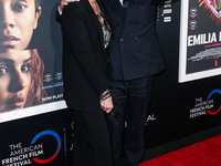 Lesli Linka Glatter and Jacques Audiard arrive at The French American Film Festival - Opening Night Premiere Of Netflix's 'Emilia Perez' hel...