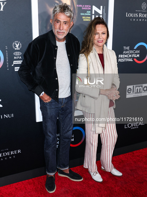 Darren Ramirez and Jacqueline Bisset arrive at The French American Film Festival - Opening Night Premiere Of Netflix's 'Emilia Perez' held a...