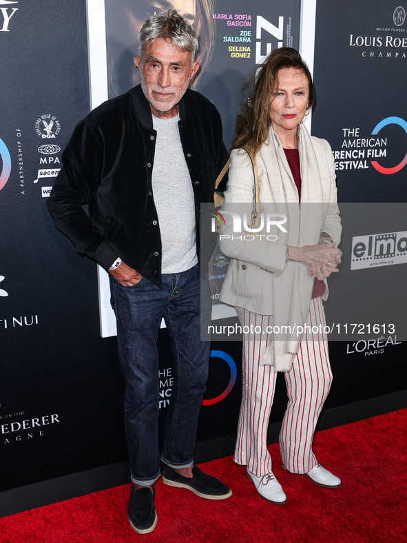 Darren Ramirez and Jacqueline Bisset arrive at The French American Film Festival - Opening Night Premiere Of Netflix's 'Emilia Perez' held a...