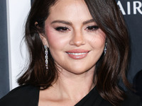 Selena Gomez arrives at The French American Film Festival - Opening Night Premiere Of Netflix's 'Emilia Perez' held at the Directors Guild o...