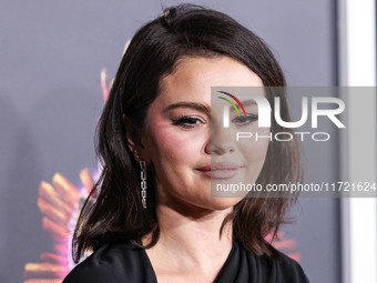 Selena Gomez arrives at The French American Film Festival - Opening Night Premiere Of Netflix's 'Emilia Perez' held at the Directors Guild o...