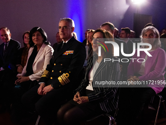 The Minister of Spanish Defence, Margarita Robles, presides over the presentation of the XCVII training cruise of the training ship ''Juan S...