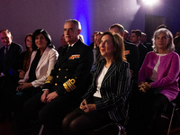 The Minister of Spanish Defence, Margarita Robles, presides over the presentation of the XCVII training cruise of the training ship ''Juan S...