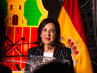 The Minister of Spanish Defence, Margarita Robles, presides over the presentation of the XCVII training cruise of the training ship ''Juan S...