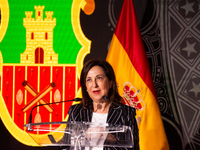 The Minister of Spanish Defence, Margarita Robles, presides over the presentation of the XCVII training cruise of the training ship ''Juan S...