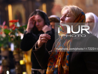 A Holy Liturgy takes place in the ''Saint Nedelya'' Cathedral in Sofia, Bulgaria, on October 30, 2024. (