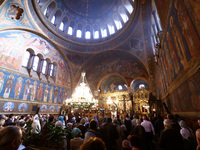 A Holy Liturgy takes place in the ''Saint Nedelya'' Cathedral in Sofia, Bulgaria, on October 30, 2024. (