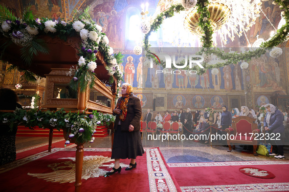 A Holy Liturgy takes place in the ''Saint Nedelya'' Cathedral in Sofia, Bulgaria, on October 30, 2024. 