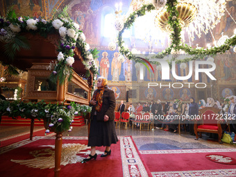 A Holy Liturgy takes place in the ''Saint Nedelya'' Cathedral in Sofia, Bulgaria, on October 30, 2024. (