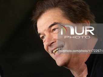 Andreas Frege, also known as Campino, a member of the rock band Die Toten Hosen, speaks to the press during the red carpet event at Roncalli...