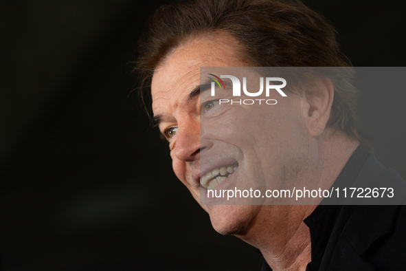 Andreas Frege, also known as Campino, a member of the rock band Die Toten Hosen, speaks to the press during the red carpet event at Roncalli...